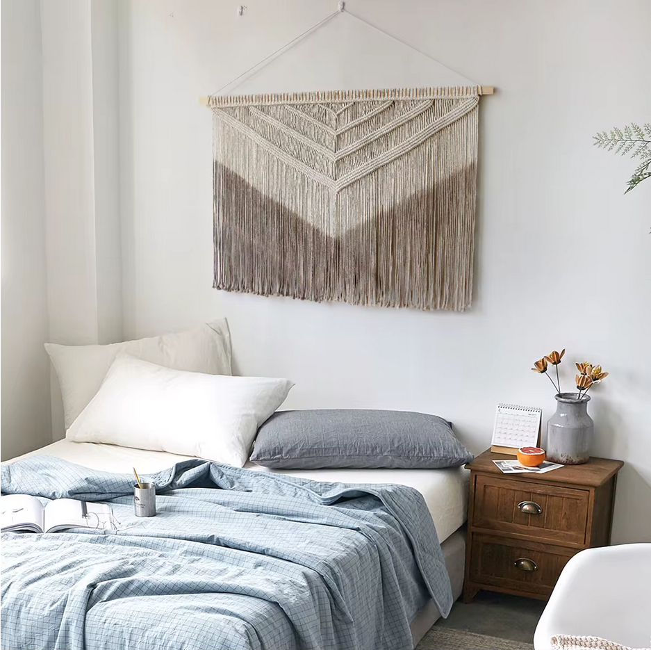 Desert Crest – Extra Large Geometric Macrame Wall Art - Art Wall Melbourne