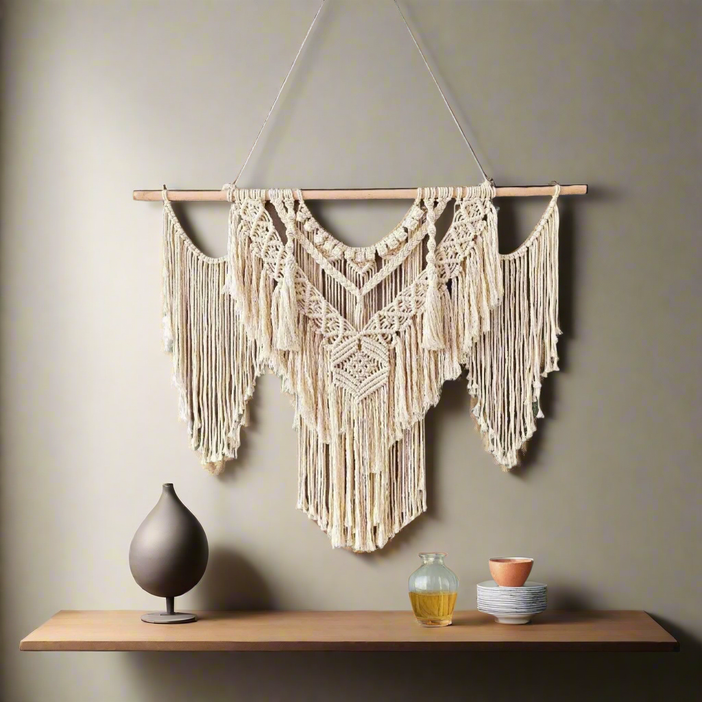 Stunning Macrame Wall Hanging Cotton Wall Art - Art Wall Melbourne
