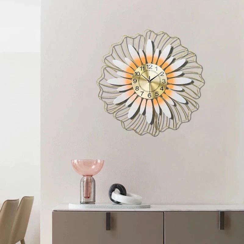 70cm Leaf Design Large Wall Clock - Fansee Australia