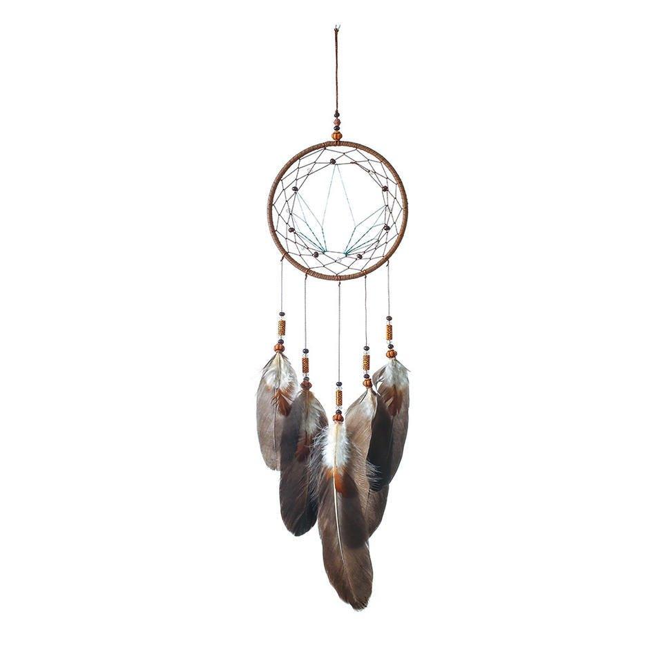 Feather Crochet Dream Catchers Wall Hanging Art - Fansee Australia