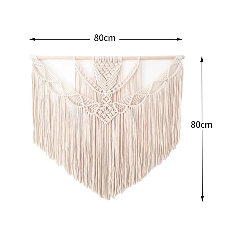 Handwoven Cotton Wall Hanging Macrame Tapestry - artwallmelbourne