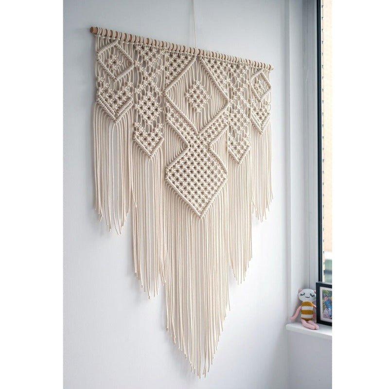 Large Handwoven Boho Macrame Wall Hanging Art Tapestry - Fansee Australia