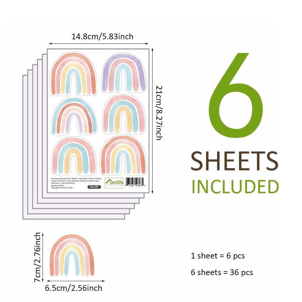 Frisky Rainbow Wall Stickers For Kid's Room - Fansee Australia