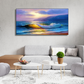 Surflight Serenity – Framed Ocean Wave Wall Art (70x100cm)