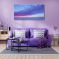 Sunset Wave Escape – Panoramic Seascape Canvas Wall Art (70x100cm)