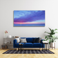 Sunset Wave Escape – Panoramic Seascape Canvas Wall Art (70x100cm)