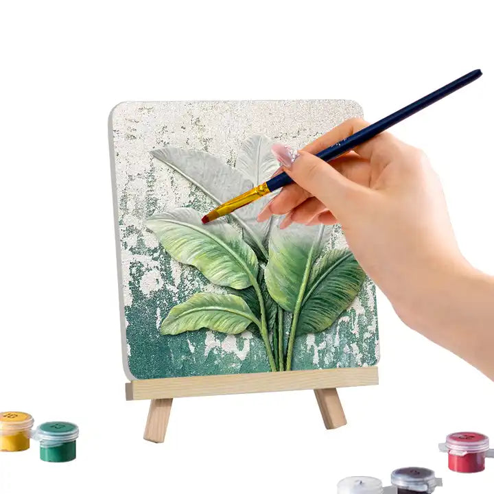 DIY Modern Leaf Painting Kit