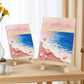 DIY 3D Beach Canvas – Pink Sunset Edition