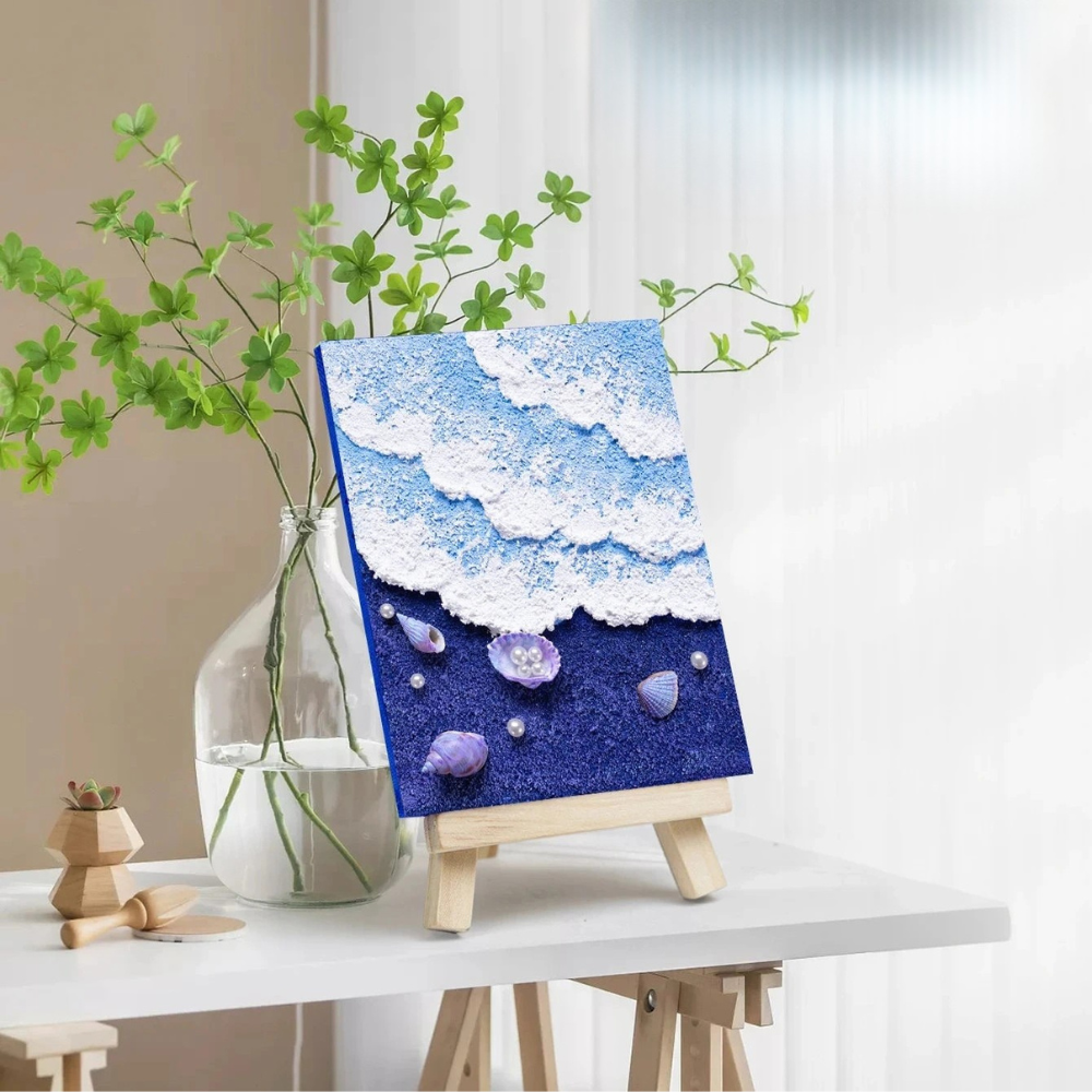 Blue Tides Shell Art – DIY Ocean Scene Kit