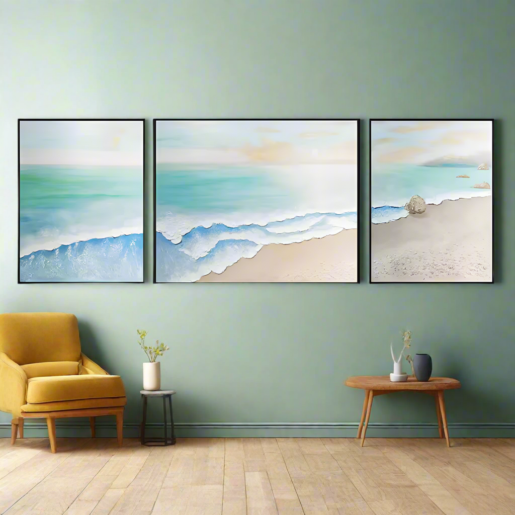 Beyond the Horizon – A Beachside Escape: Handmade Painting Set