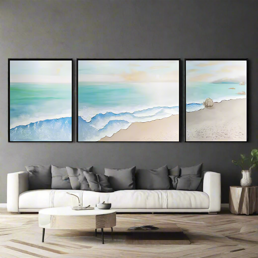 Beyond the Horizon – A Beachside Escape: Handmade Painting Set