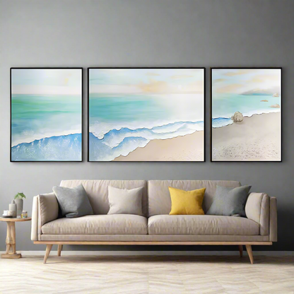 Beyond the Horizon – A Beachside Escape: Handmade Painting Set