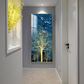 Aurora Trees: Glass Framed Golden Tree Wall Art - Art Wall Melbourne