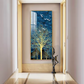 Aurora Trees: Glass Framed Golden Tree Wall Art - Art Wall Melbourne