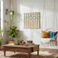 Boho Bobble Macrame Wall Hanging: The Azure Tassel Tapestry - Art Wall Melbourne