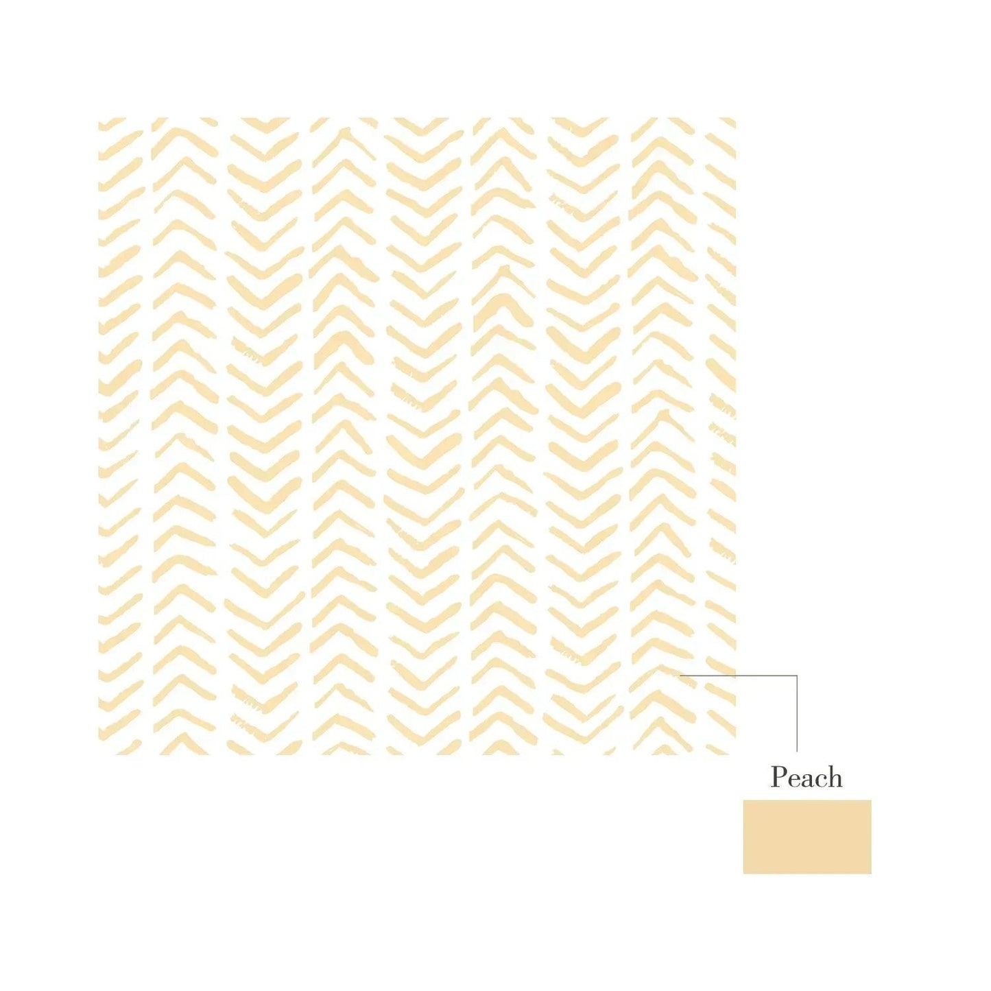 Boho Peach Herringbone Self-Adhesive Textured Vinyl Tiles Stickers - artwallmelbourne