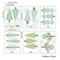 Cute Green Pine Tree Stickers for Baby Room Decor - Fansee Australia