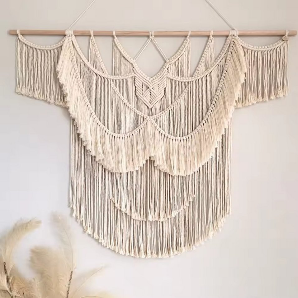 BohemianBreeze: Large Macrame Wall Art - Fansee Australia