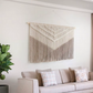 Desert Crest – Extra Large Geometric Macrame Wall Art - Art Wall Melbourne