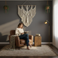 Extra Large Handwoven Boho Tassel Macrame Wall Hanging - Art Wall Melbourne
