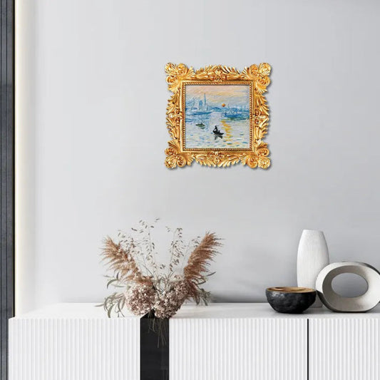 Framed DIY Art Gift Kit – Impressionist Sunrise Painting - Art Wall Melbourne