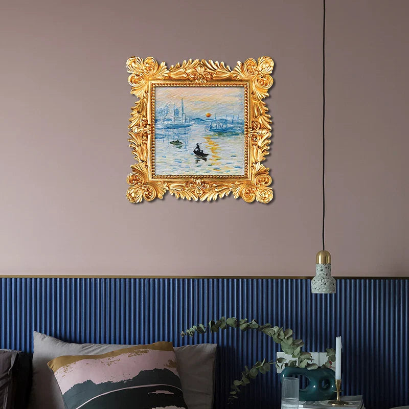 Framed DIY Art Gift Kit – Impressionist Sunrise Painting - Art Wall Melbourne