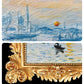 Framed DIY Art Gift Kit – Impressionist Sunrise Painting - Art Wall Melbourne