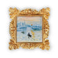 Framed DIY Art Gift Kit – Impressionist Sunrise Painting - Art Wall Melbourne