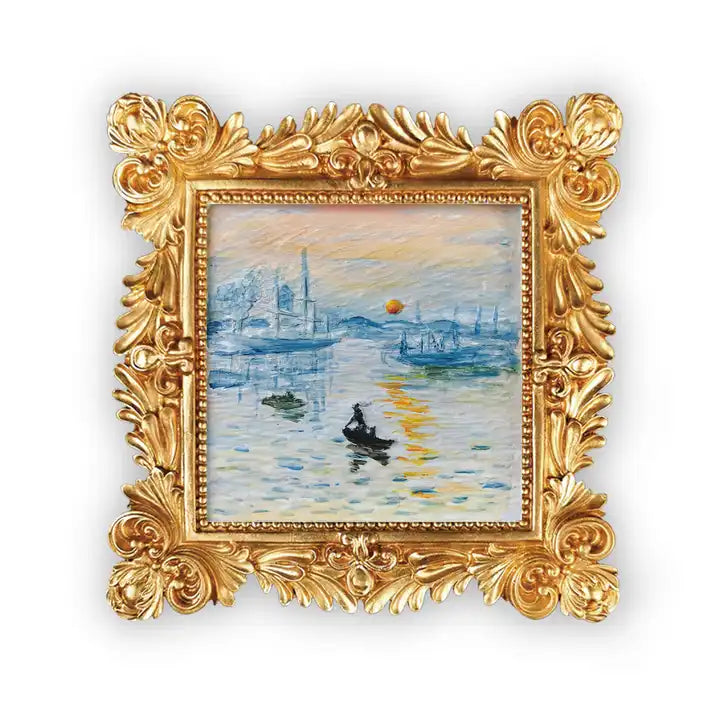 Framed DIY Art Gift Kit – Impressionist Sunrise Painting - Art Wall Melbourne