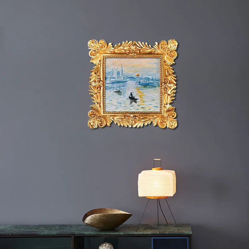Framed DIY Art Gift Kit – Impressionist Sunrise Painting - Art Wall Melbourne