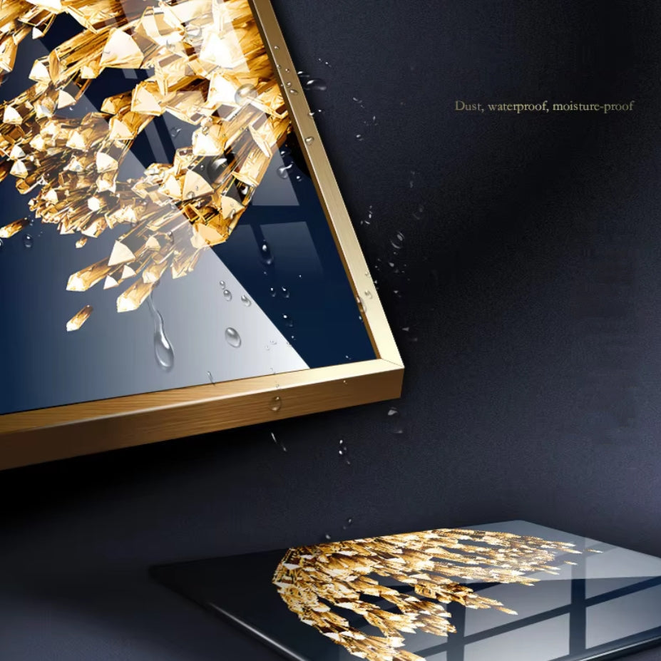 Gleaming Butterfly Gem Diptych Framed Wall Art - Art Wall Melbourne