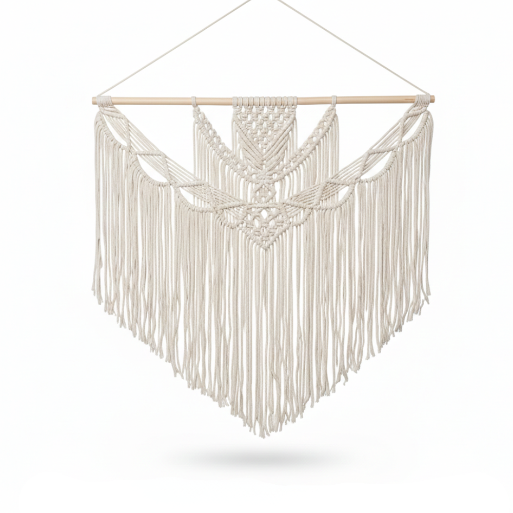 Handwoven Cotton Wall Hanging Macrame Tapestry - Art Wall Melbourne