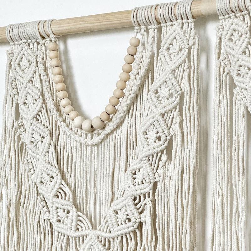 Handwoven Extra Large Cotton Macrame Wall Hanging - artwallmelbourne