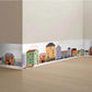 Houses On A City Street With Cars Wall Stickers - artwallmelbourne