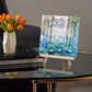 Impressionist Lotus DIY Textured Canvas Painting Kit – With Quartz Sand & Mini Easel - Art Wall Melbourne