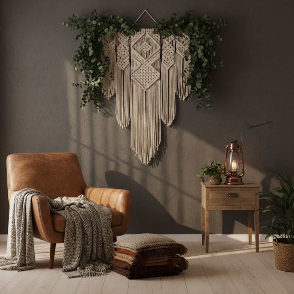 Large Boho Macrame Wall Hanging Handwoven Art Tapestry - Art Wall Melbourne