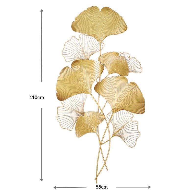 LeafyLuxe Metal Wall Decor - Fansee Australia