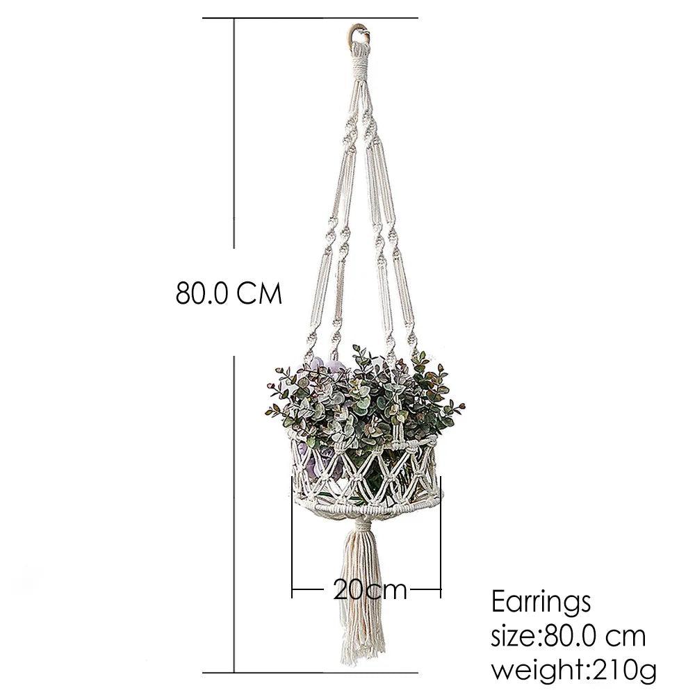 Macrame Wall Hanging Planter - artwallmelbourne
