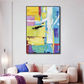 Painted Rhythm – Bold Geometric Abstract Oil Painting Artwork - Art Wall Melbourne