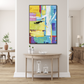 Painted Rhythm – Bold Geometric Abstract Oil Painting Artwork - Art Wall Melbourne