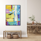 Painted Rhythm – Bold Geometric Abstract Oil Painting Artwork - Art Wall Melbourne