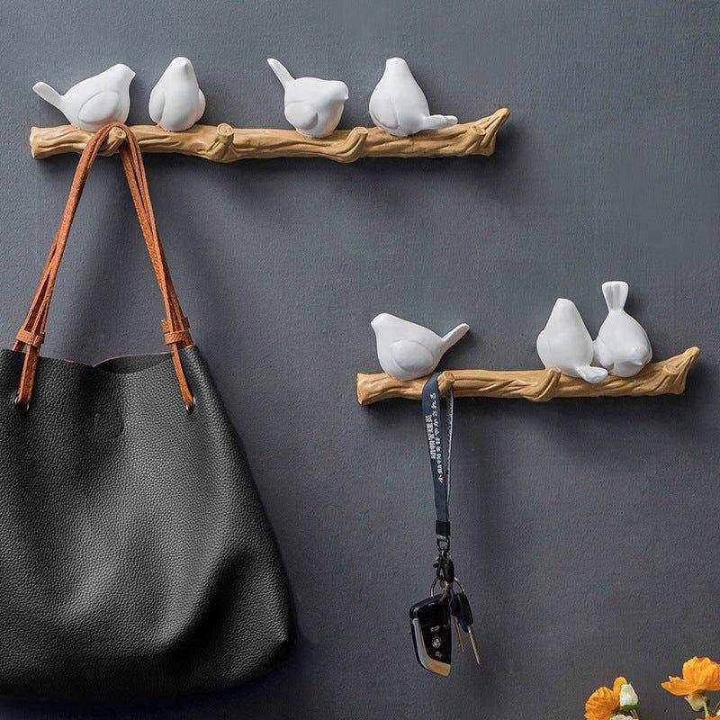 Artisan Bird Wall Hanger Resin Wall Hook - Fansee Australia