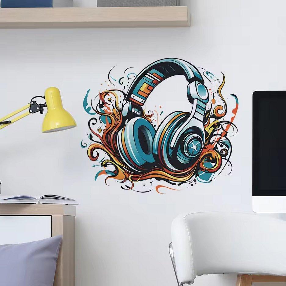 Playful Beats Headphone Decal - Fansee Australia