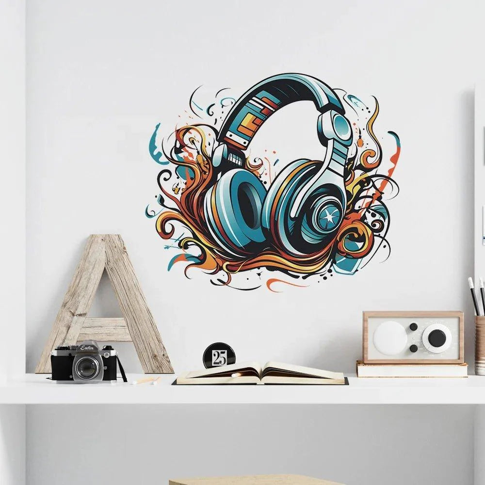 Playful Beats Headphone Decal - Fansee Australia