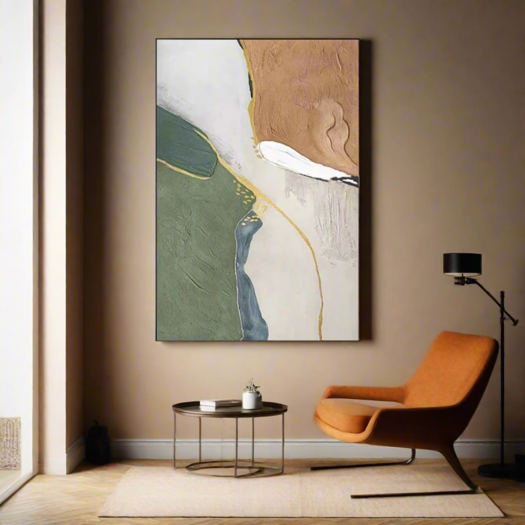 PureEssence: Minimalist Modern Abstract Oil Painting - Art Wall Melbourne