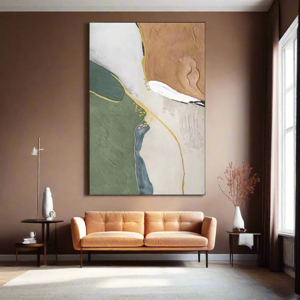 PureEssence: Minimalist Modern Abstract Oil Painting - Art Wall Melbourne
