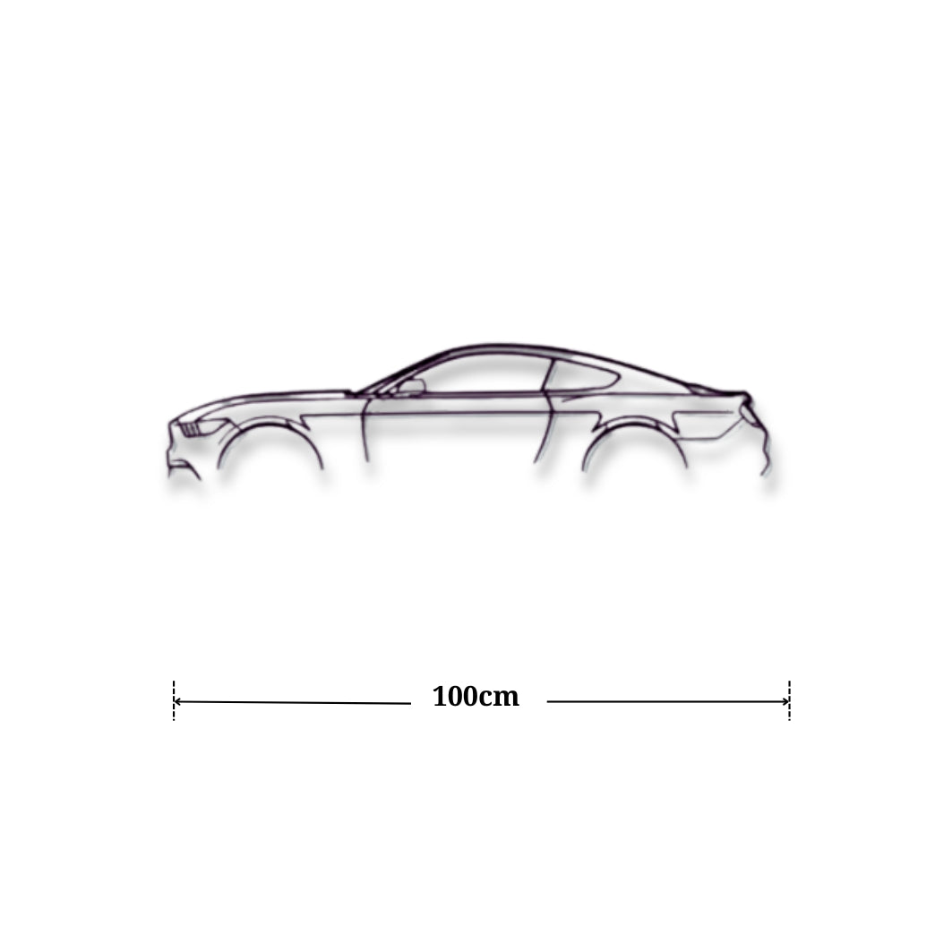 Racer’s Dream Car Silhouette Metal Wall Art - Art Wall Melbourne