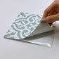 Sage Vintage Style Self-Adhesive Textured Vinyl Tiles Decals - artwallmelbourne
