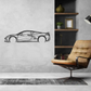 Speed Icon Car Silhouette Metal Wall Art - Art Wall Melbourne