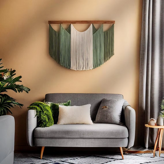 The Forest Arch Macrame Tapestry: Large Half-Circle Wall Hanging - Art Wall Melbourne